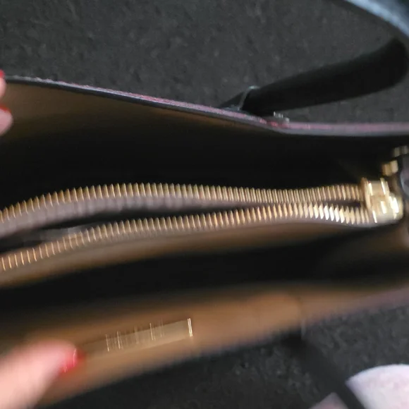 Michael Kors Burgundy Floral Tote - Picture 5 of 5